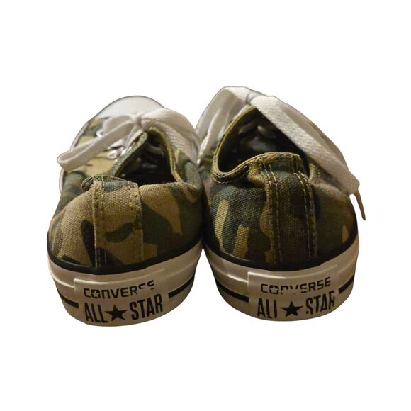 Converse All Star Low Top Canvas Tennis Shoes Womens 8 Mens 6 Camouflage Jungle - Picture 5 of 12